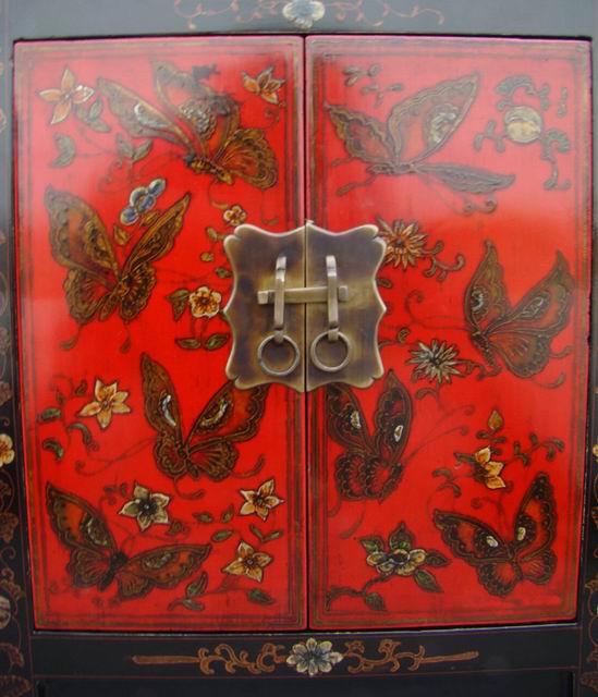 描彩小柜|painted small cabinet