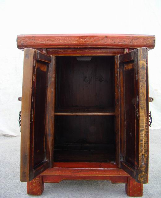紅描金小柜|cabinet