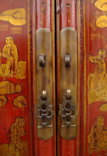 紅描金小柜|cabinet