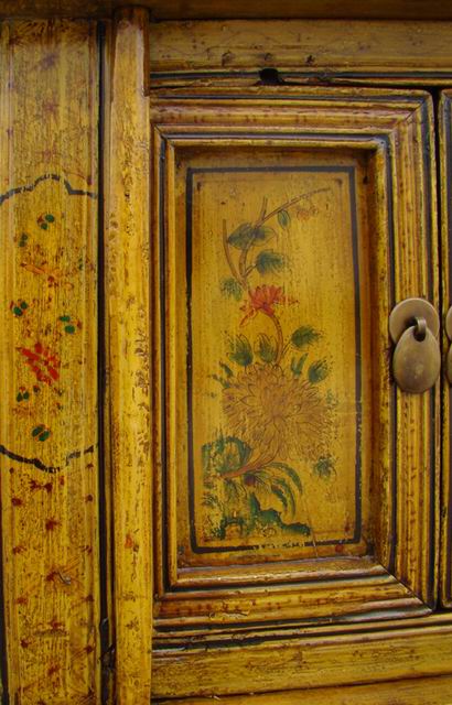 二門床頭柜|Color-painted twin cabinet