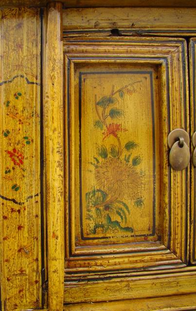 二門床頭柜|Color-painted twin cabinet